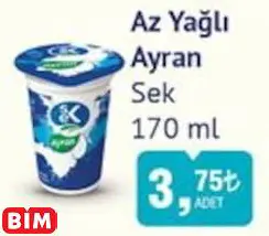 SEK AZ YAĞLI AYRAN SEK AZ YAĞLI AYRAN